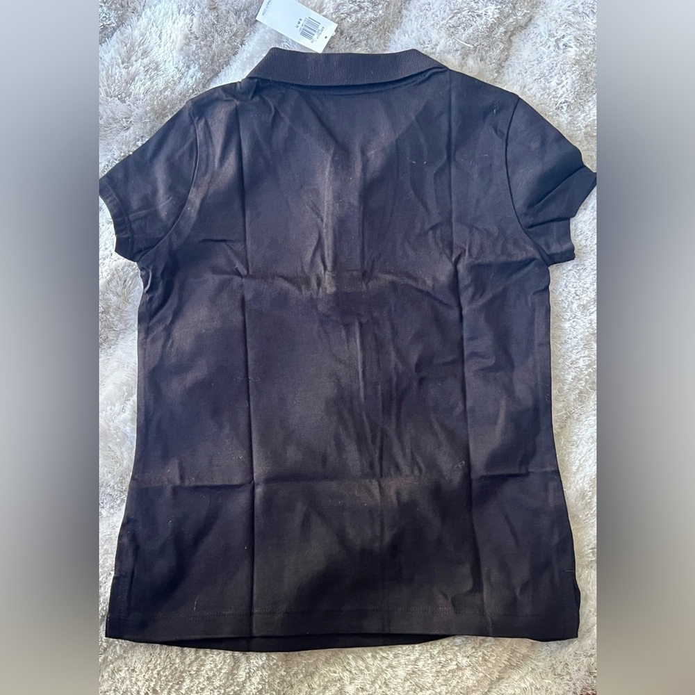 Classic Black Polo Girl Uniform Top - Picture 4 of 6
